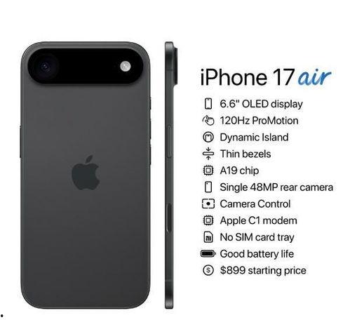 苹果17air最新爆料,颠覆性设计与强大性能前瞻